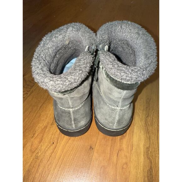 Lands End Boots Women's 7 B Fleece Lined Winter Ankle 176248 Black - Picture 5 of 6